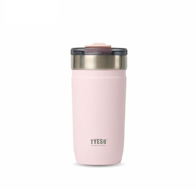 【H&R 安室家】TYESO泰碩 304不鏽鋼保溫咖啡杯550ml(H80)