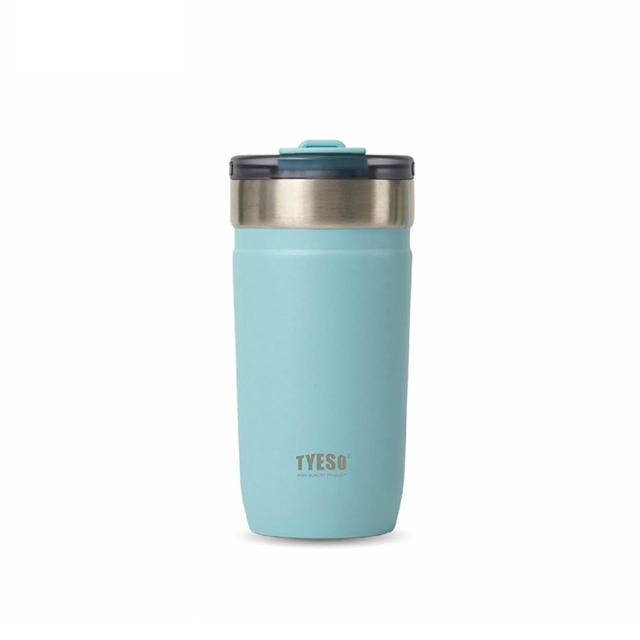【H&R 安室家】TYESO泰碩 304不鏽鋼保溫咖啡杯550ml(H80)