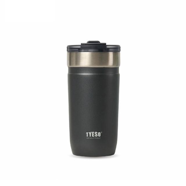 【H&R 安室家】TYESO泰碩 304不鏽鋼保溫咖啡杯550ml(H80)