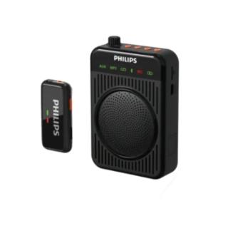 【Philips 飛利浦】無線領夾麥克風 教學擴音機 藍牙擴音 小蜜蜂 腰掛/肩背(DLM3551CB)