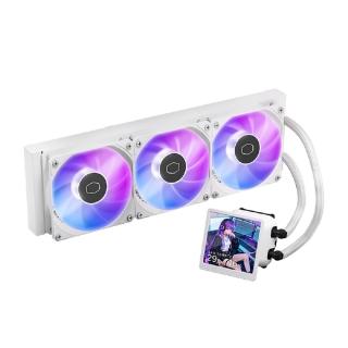 【Cooler Master 酷碼】Cooler Master MasterLiquid Core LCD 360 ARGB 水冷散熱器 白色