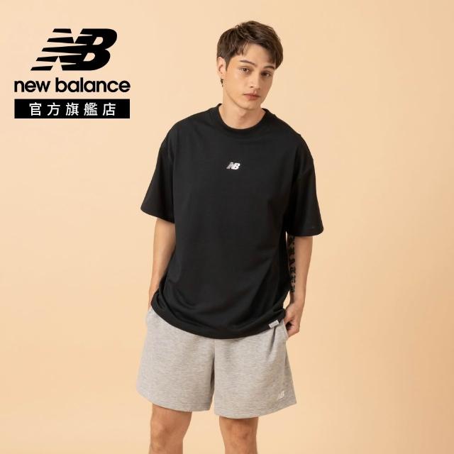 【NEW BALANCE】NB 快乾排汗短袖上衣_男性_黑/米白色_MT6145W6BK_MT6145W6SST(美版 版型偏大)