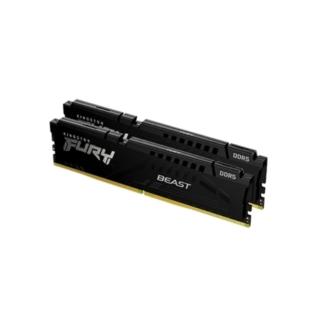【Kingston 金士頓】FURY Beast DDR5 6000MT/s 32GB（2x16GB）記憶體 黑色(KF560C36BBE2K2-32)