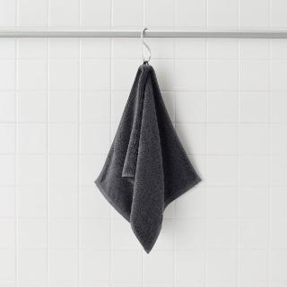 【MUJI 無印良品】棉圈絨雙線織面用巾/可吊掛(灰色/柔白/粉米/深藍/綠色/墨黑)