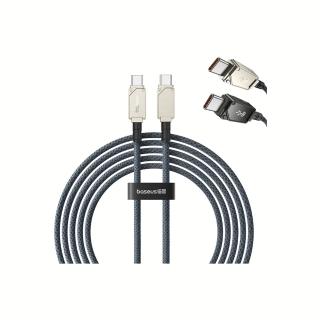 【BASEUS】航空系列 C to C 100W 快速充電線 快充線 1M
