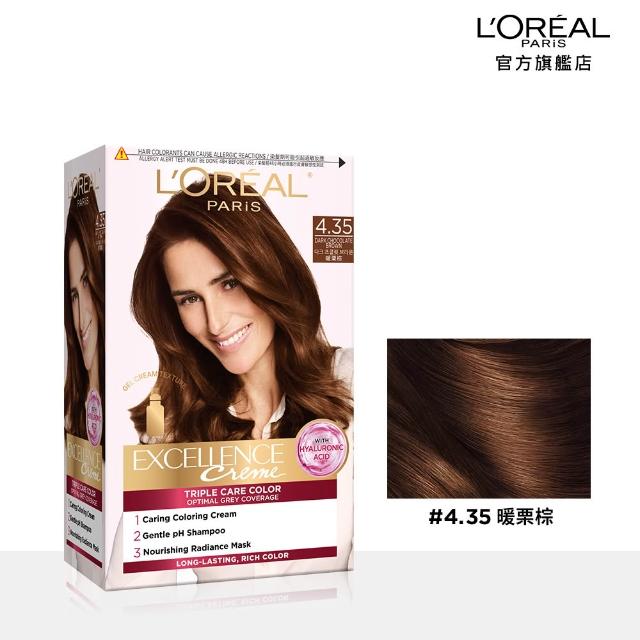 【L’OREAL Paris 巴黎萊雅】優媚霜三重護髮染髮霜-韓韶禧PICK/沙龍級染護