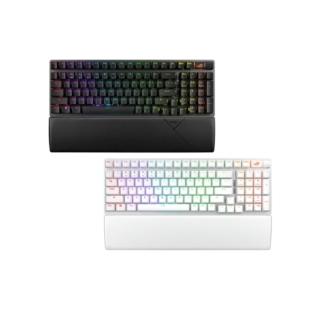 加購現省↘1300【ASUS 華碩】Strix Scope II 96 Wireless 無線機械電競鍵盤 黑/白 (NX SM軸/三模連接/PBT)