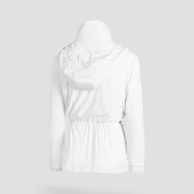 【HONMA 本間高爾夫】女款防風拉鏈防潑水外套 25SS 日本高爾夫專業品牌(M-L 粉色/白色 HWLX302B502）