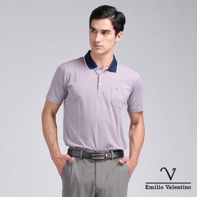【Emilio Valentino 范倫鐵諾】男上衣 polo衫 男 短袖 涼爽 抗皺 吸濕排汗 口袋上衣 男士POLO衫(多款)