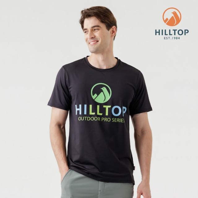 【Hilltop 山頂鳥】獨家特談-男/女/童款Polygiene抗菌抗UV吸濕快乾彈性T恤(短袖/印花/LOGO/素面/多款任選)