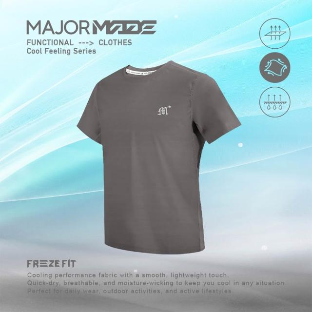 【MAJOR MADE】哥德字極涼感機能T(涼感衣/機能衣/短袖上衣)