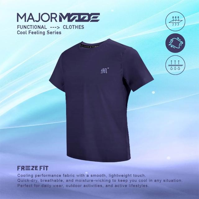【MAJOR MADE】哥德字極涼感機能T(涼感衣/機能衣/短袖上衣)