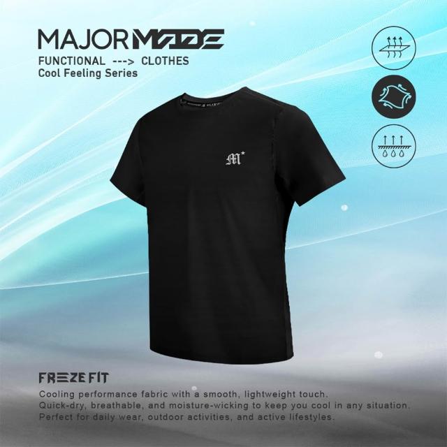 【MAJOR MADE】哥德字極涼感機能T(涼感衣/機能衣/短袖上衣)