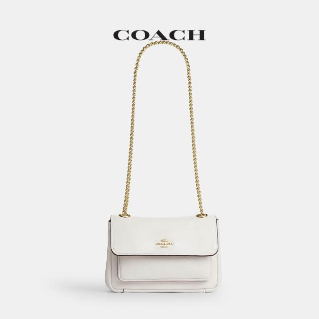 【COACH】蔻馳官方直營 ELODIE 18 經典標誌斜背手袋 斜背包 側背包 斜挎包-多色任選(CEU11/CEU13)