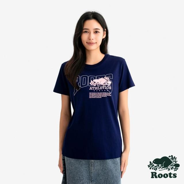 【Roots】男女款-精選Roots 經典海狸圖案短袖T恤(多款可選)