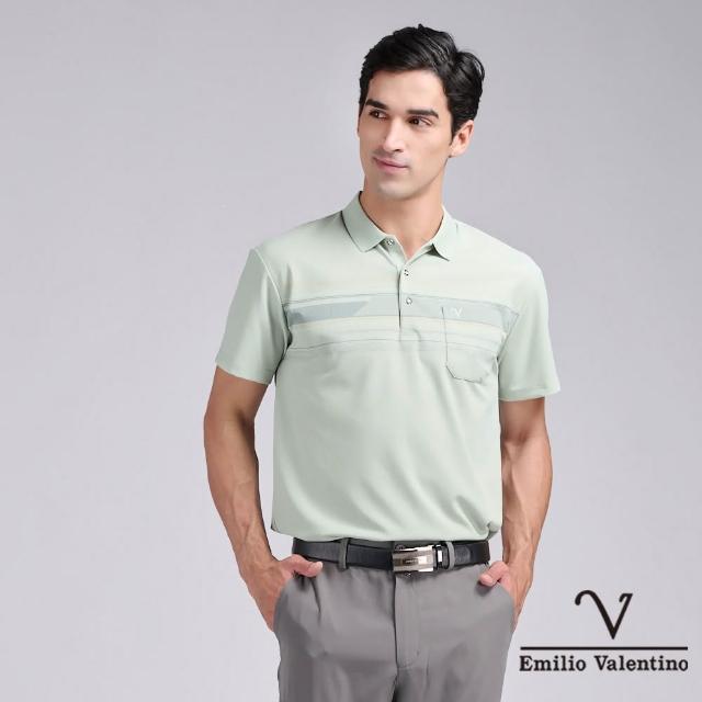 【Emilio Valentino 范倫鐵諾】男裝polo衫 素色 有口袋 短袖 休閒 男上衣 男士polo 男 父親節送禮(多款)
