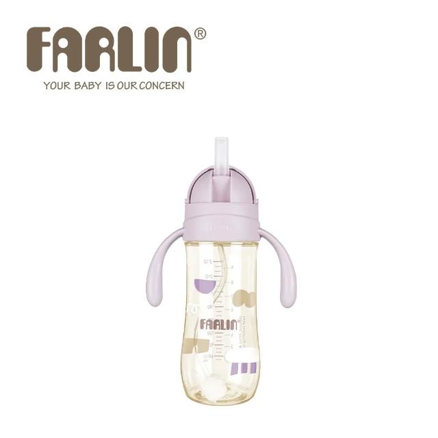 【Farlin】Grow With Colors 寬口PPSU滑蓋重力吸管練習杯270ml(6M+) - 多款可選
