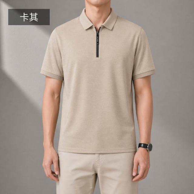 【NEW FORCE】素面率性短袖男士POLO衫-5色可選(男短袖polo衫/上衣/POLO衫/短袖上衣/涼感上衣)
