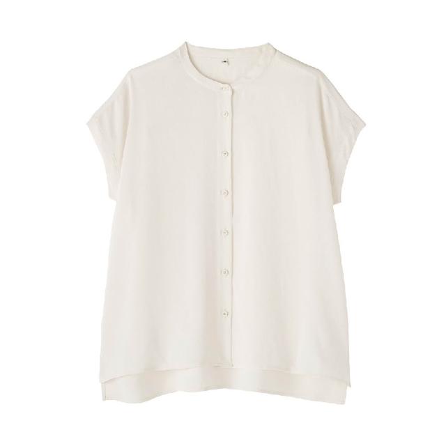 【MUJI 無印良品】女透氣法式袖套衫(柔白/黑色/淺橘/灰色)
