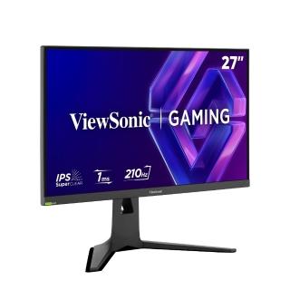 【ViewSonic 優派】XG2735-2K 27型IPS 2K 210Hz電競螢幕(G-Sync相容/HDR400/1ms/升降旋轉/相容PS5&Switch2)