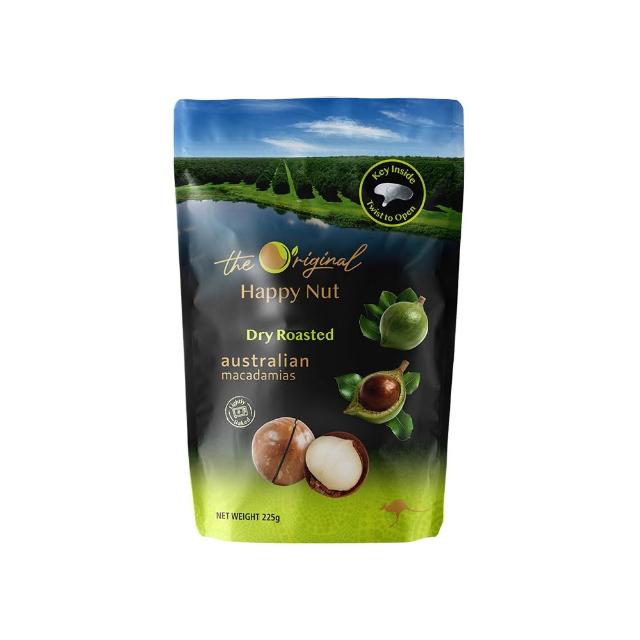 【HAPPY NUTS 幸福堅果】澳洲帶殼火山豆225g(口味任選)X5包 中元普渡/拜拜