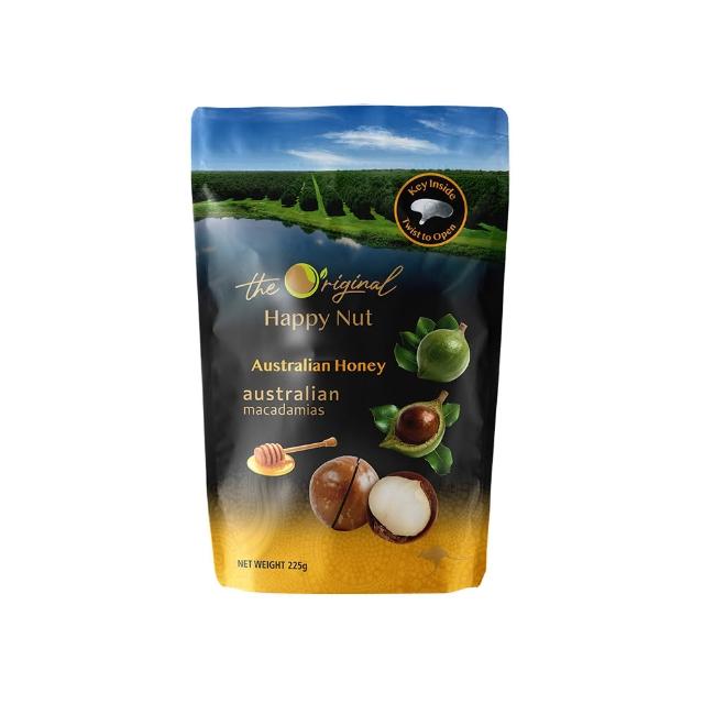 【HAPPY NUTS 幸福堅果】澳洲帶殼火山豆225g(口味任選)X5包 中元普渡/拜拜