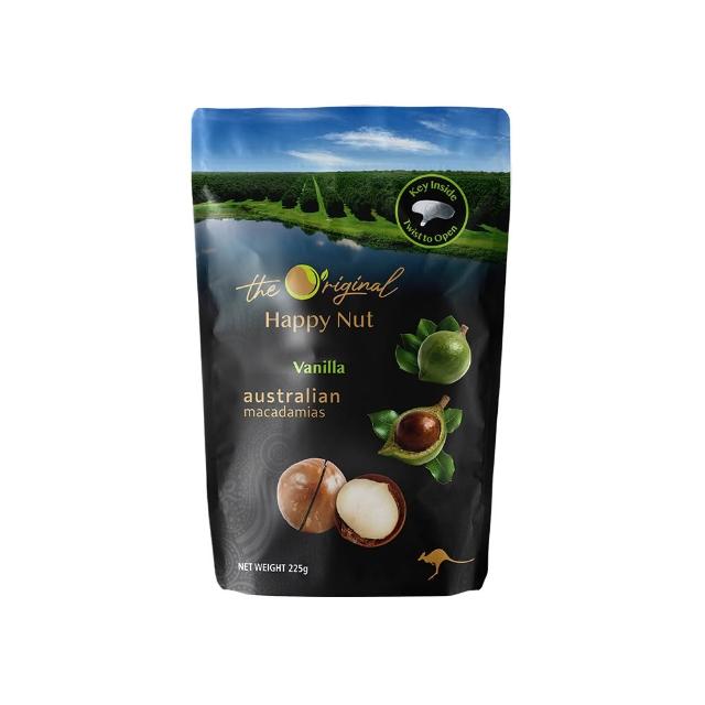 【HAPPY NUTS 幸福堅果】澳洲帶殼火山豆225g(口味任選)X5包 中元普渡/拜拜