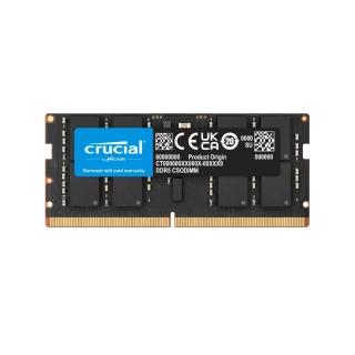 【MSI 微星】Micron 美光 Crucial DDR5 5600 16GB 筆記型記憶體 (CT16G56C46S5/組合用)
