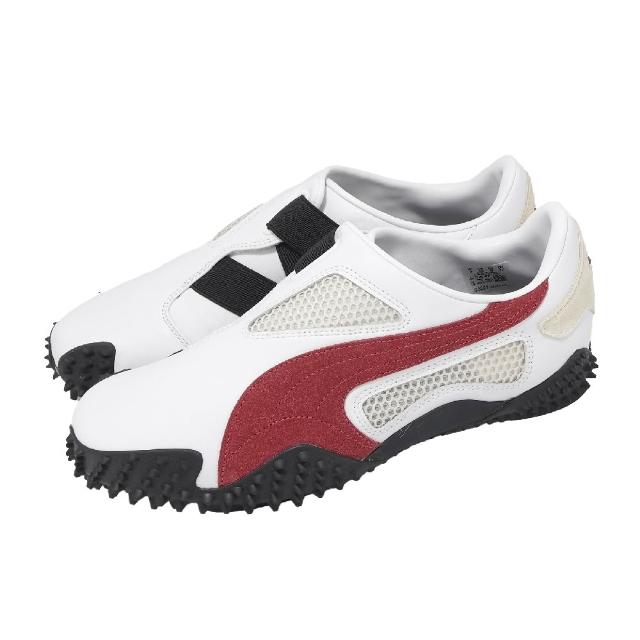 【PUMA】休閒鞋 Ur Mostro 男鞋 白 紅 復古 魔鬼氈 怪獸鞋 橡膠鞋釘 401720-02