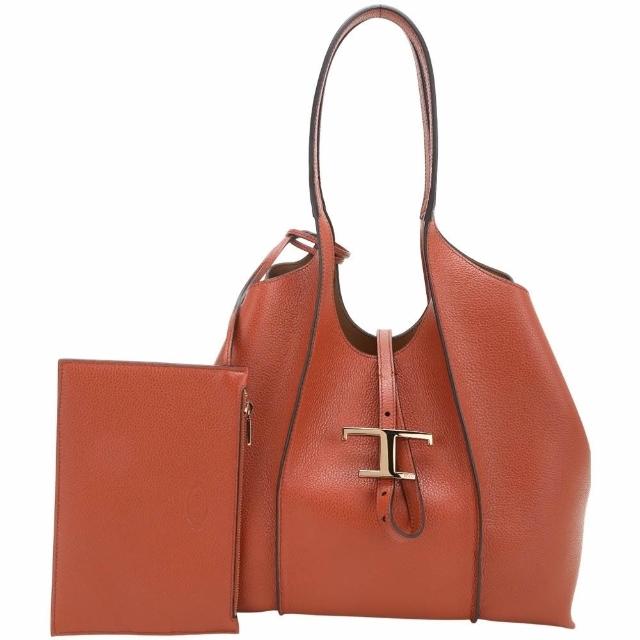 【TOD’S】TODS Timeless 小型 牛皮肩背托特包-多色可選(義大利手工皮革)
