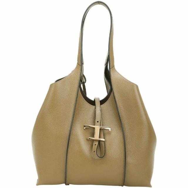 【TOD’S】TODS Timeless 小型 牛皮肩背托特包-多色可選(義大利手工皮革)