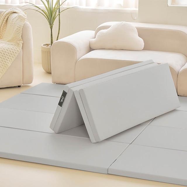 【gunite】韓製超厚4cm又超大兒童抗菌摺疊遊戲地墊 200×140×4cm｜無毒無味｜超降躁｜多款可選