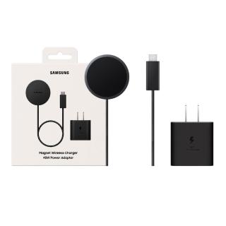 【Samsung 三星】原廠 磁吸無線充電器 Max 25W - 附 45W快充旅充頭  需搭磁吸殼 (EP-P2900)