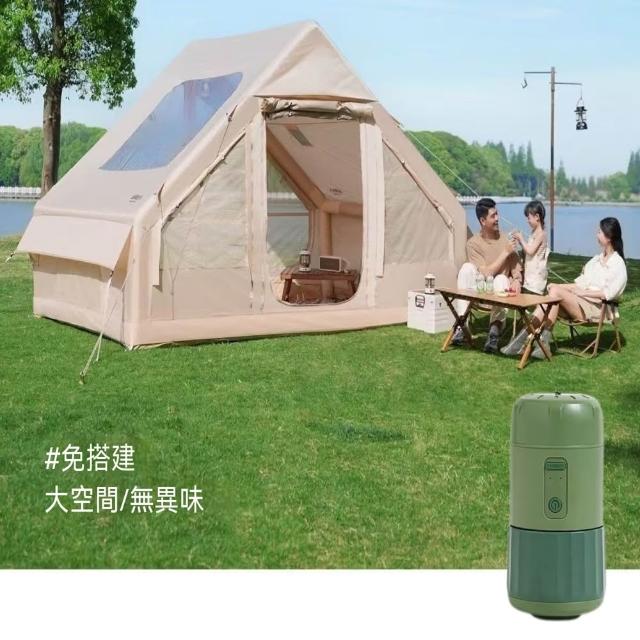 【KOGURE 小慕】戶外露營 充氣帳篷 野營帳篷 速開旅遊便攜牛津布充氣帳篷多人