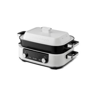 【morphy richards】英國摩飛 多功能料理電烤盤(煎／烤／蒸／燉／涮／燜六種料理一機搞定)