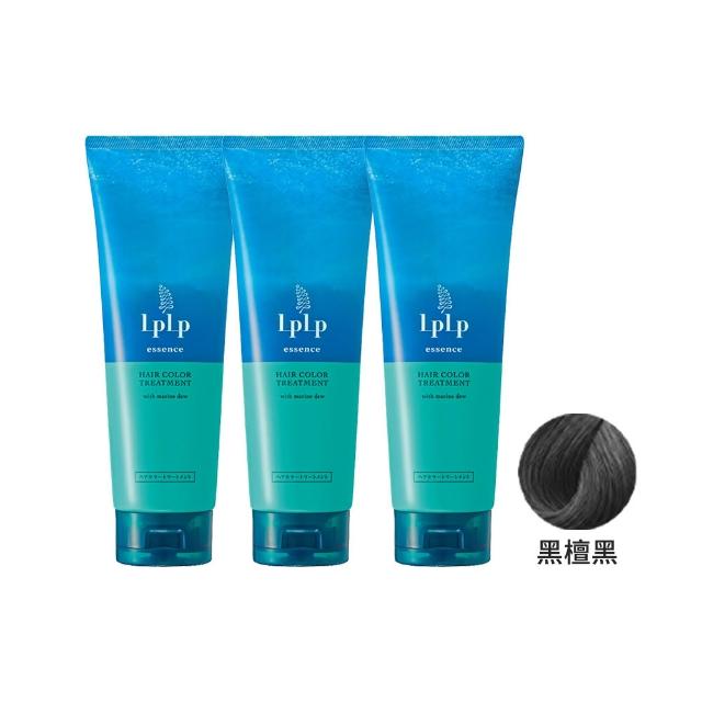【LpLp】昆布精華護髮染髮霜170g 3入組 (黑檀黑/胡桃棕) 白髮染髮/染髮同時護髮