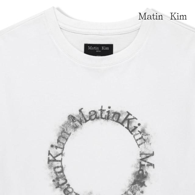 【MATIN KIM】官方旗艦 JENO同款男款圓標LOGO上衣(多款任選)