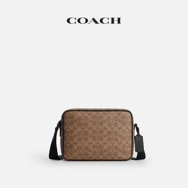 【COACH】蔻馳官方直營 COLTON 25 經典標誌斜背手袋 斜背包-多熱任選(CES85)