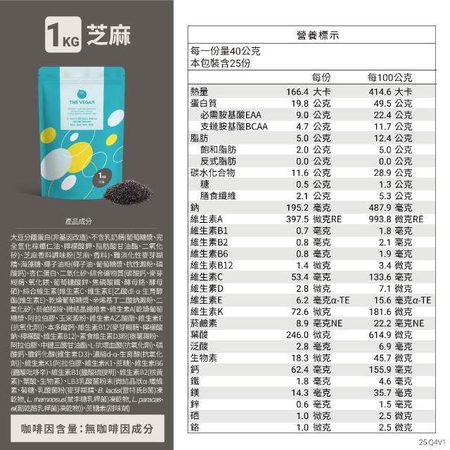 【THE VEGAN 樂維根】經典植物優蛋白 3組入 1KG/袋(優蛋白.高蛋白.蛋白粉.台灣製造.全素)