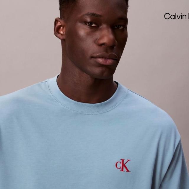 【CALVIN KLEIN】官方旗艦館 男女低調款logo T恤 短T恤 上衣 圓領