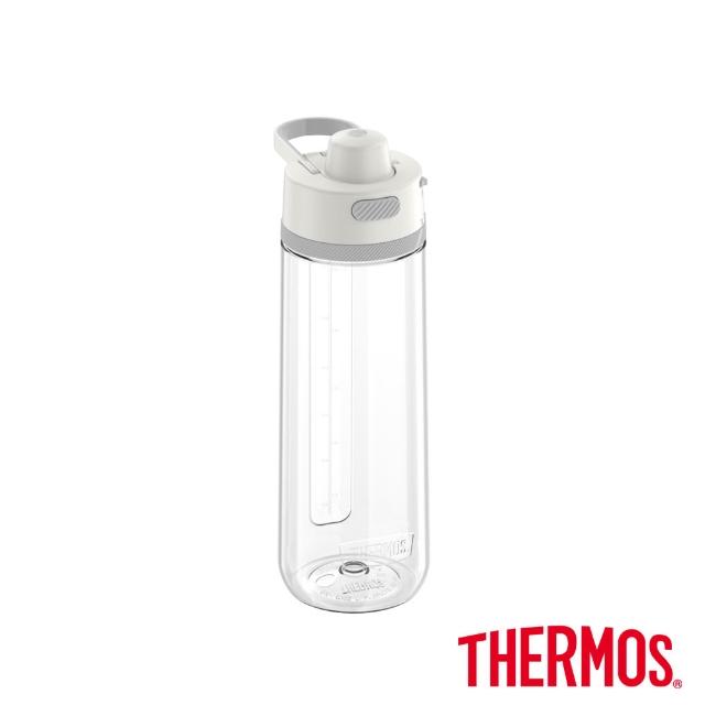 【THERMOS 膳魔師】買1送1_mo獨家不鏽鋼輕量自動上鎖保溫瓶450ml+輕水瓶710ml(JNS-455+TP4329T)