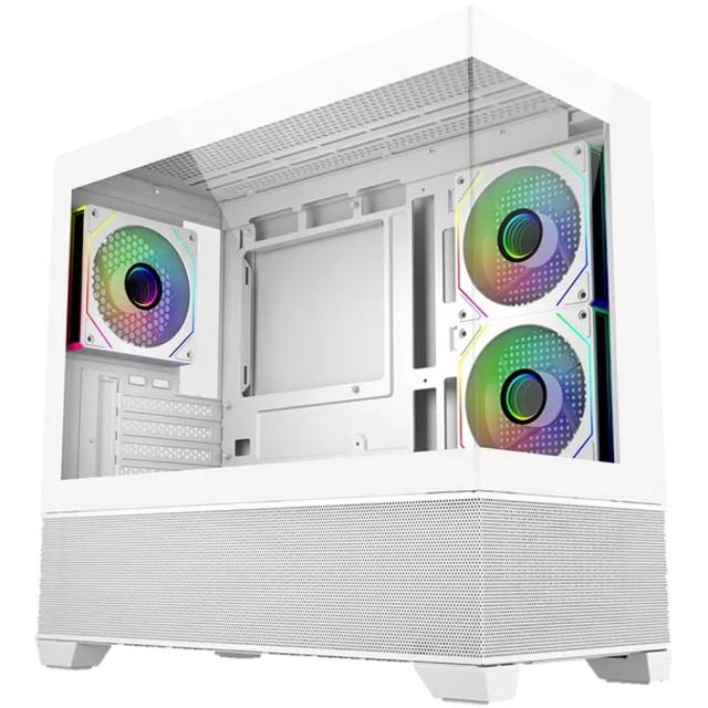 【華碩平台】U7二十四核 RTX 5060 {虛空光庭}電競電腦(U7-270K Plus/B860/16G D5/2TB/FF14適用)