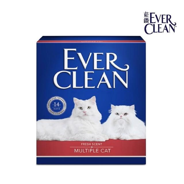 【EverClean 藍鑽】強效凝結貓砂 8.5kg（紅標｜紫標｜綠標）(貓砂)