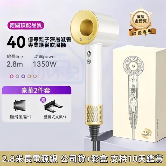 【小不記】等離子大風量吹風機（2.8米線+單風嘴）吹風機 吹風筒 強力吹風機 沙龍吹風機 負離子吹風機