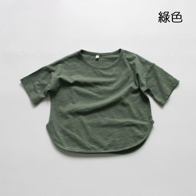 【橘魔法】高質感森林系竹節棉短袖上衣 男童 女童 兒童 童裝 T恤 棉T 中性款
