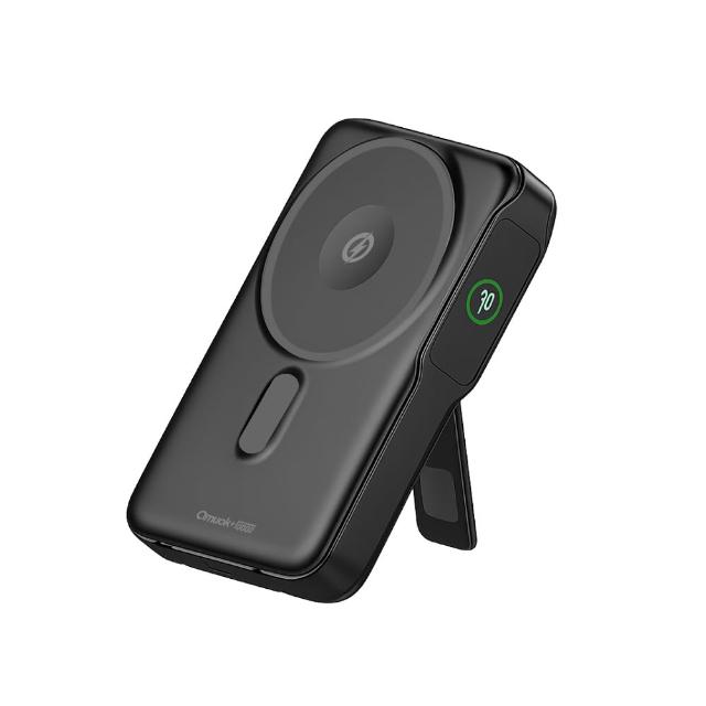 【amuok】15W磁吸無線充行動電源 MagSafe 自帶線行充 Wh標示 CCC認證