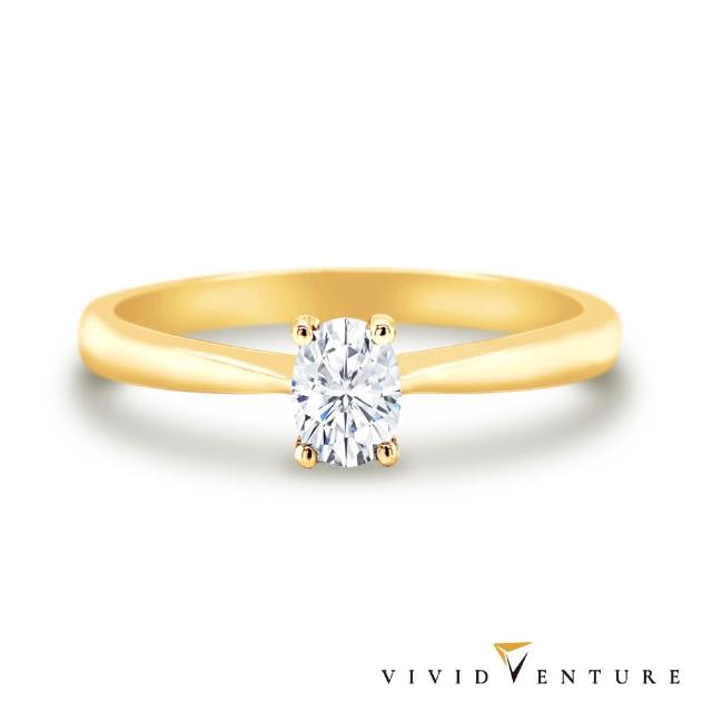 【Vividventure 亞帝芬奇】GIA 30分 FVS2 2VG 天然鑽石 真鑽 戒指 特別 多色選(14K金台)