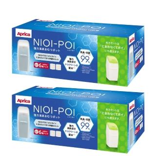 【Aprica 愛普力卡】NIOI-POI強力除臭抗菌尿布處理器專用替換膠捲6入X 二組