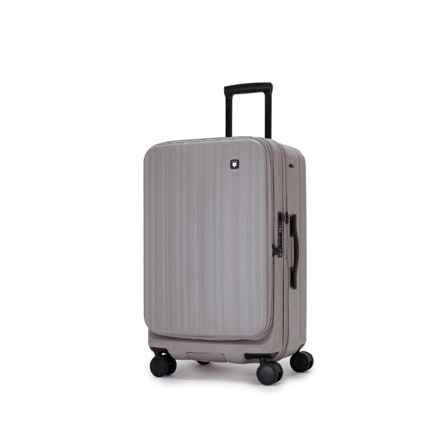 【SWISS STYLE】新升級 20+26吋超值兩件組 BERMAS FIT 雙開式 內建秤重儀 日本煞車行李箱〜贈 聯名盥洗包