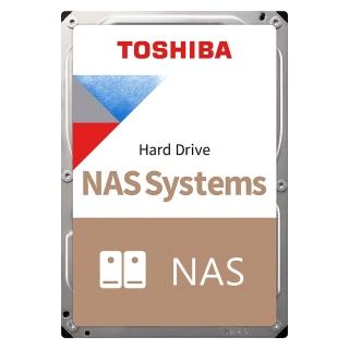 2入【TOSHIBA 東芝】N300系列 3.5吋 12TB 7200轉 512MB NAS內接硬碟(HDWG51CAZSTA)